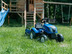 FALK - Tracteur enfant new holland avec remorque 2 à 5 ans