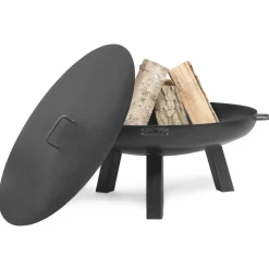 FARM COOK - Brasero de jardin bellah en acier-sans couvercle-ø 80cm-acier naturel---acier naturel