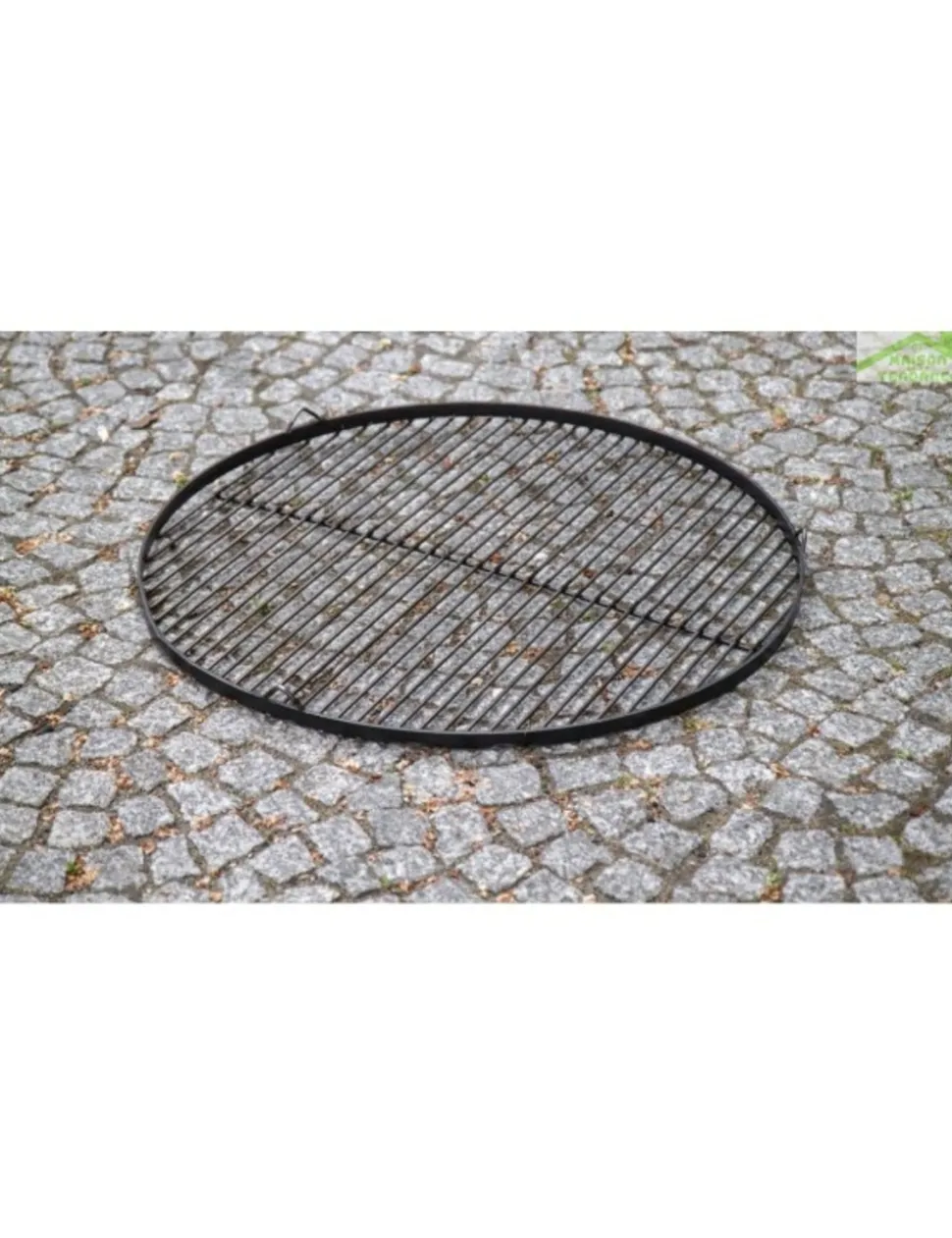 FARM COOK - Grille ronde à suspendre pour brasero en acier-ø 60cm-acier inoxydable---acier inoxydable