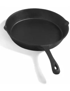 FARM COOK - Poêle en fonte pour braséro ou cheminée extérieure-noir-ø: 28 cm-noir--