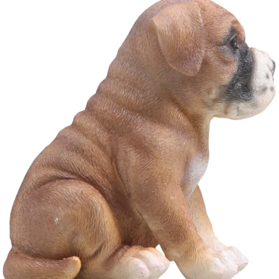 FARMWOOD ANIMALS - Chiot en résine boxer 12x14x15 cm
