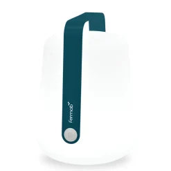FERMOB - Lampe nomade Balad en plastique bleu acapulco - H.38xD.28 cm