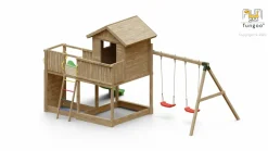 FUNGOO - Aire de jeux galaxy l avec balançoire double