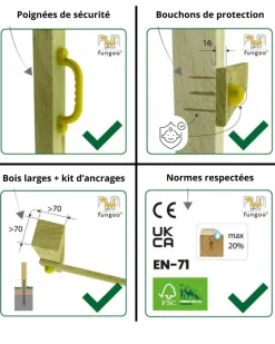 FUNGOO - Aire de jeux treehouse