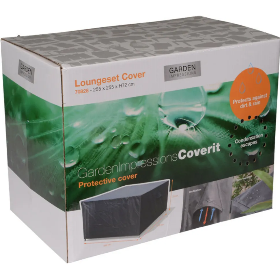 GARDEN IMPRESSIONS - Housse coverit salon de jardin - 255 x 255 x h 72 - garden impressions