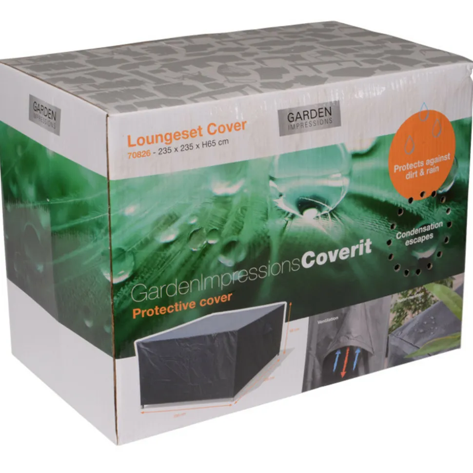 GARDEN IMPRESSIONS - Housse coverit salon de jardin 235 x 235 x h 65 - garden impressions