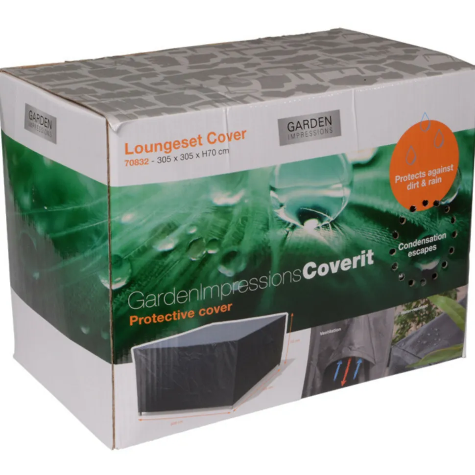 GARDEN IMPRESSIONS - Housse coverit salon de jardin 305 x 305 x h 70 - garden impressions
