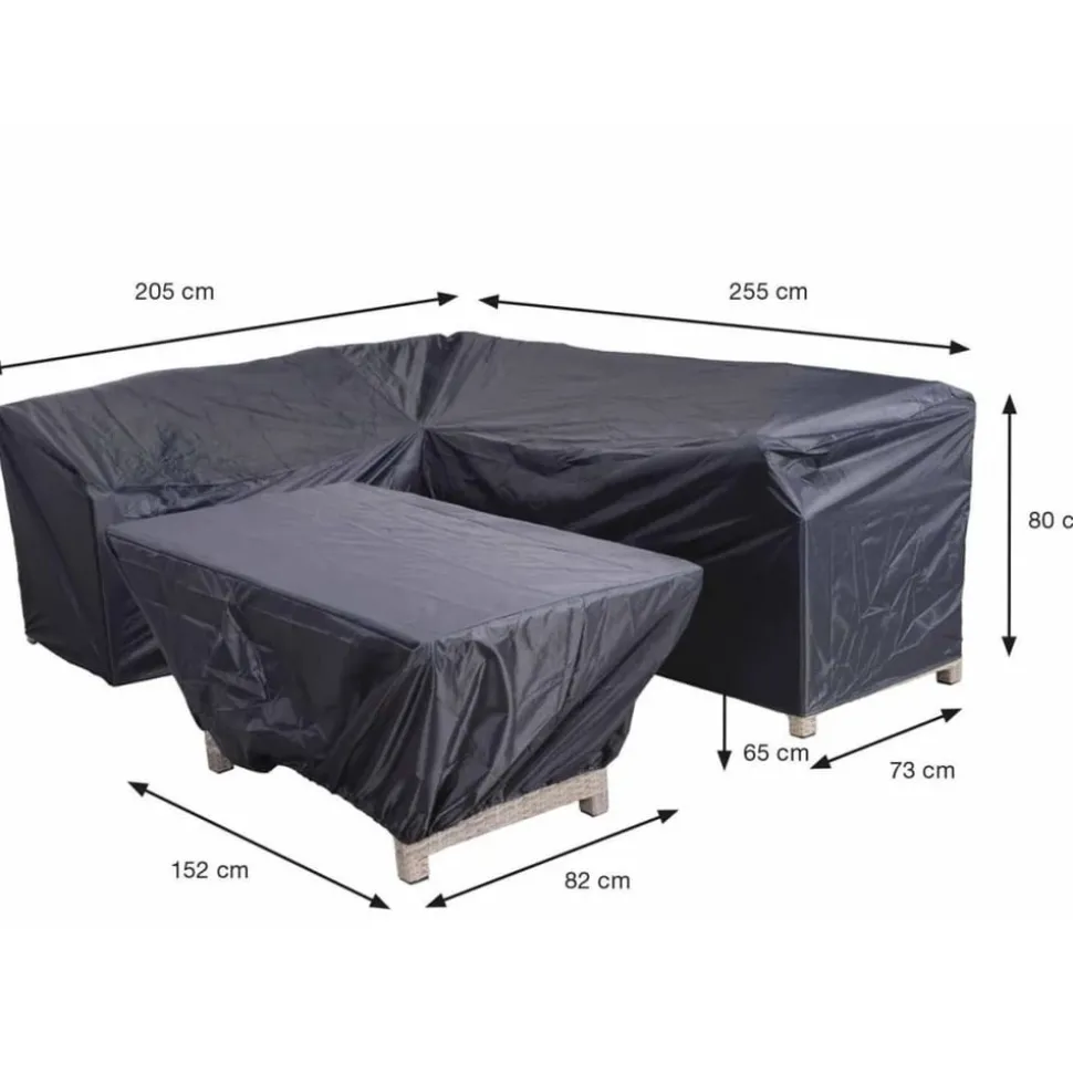 GARDEN IMPRESSIONS - Housse coverit l/d de jardin - 205/255 x 73 x h80 et 152 x 82 x h65 - garden impressions