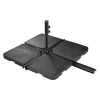 GÉNÉRIQUE - Dalle de lestage parasol ton ardoise 22kg - imagin