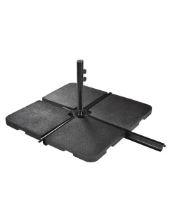 GÉNÉRIQUE - Dalle de lestage parasol ton ardoise 22kg - imagin