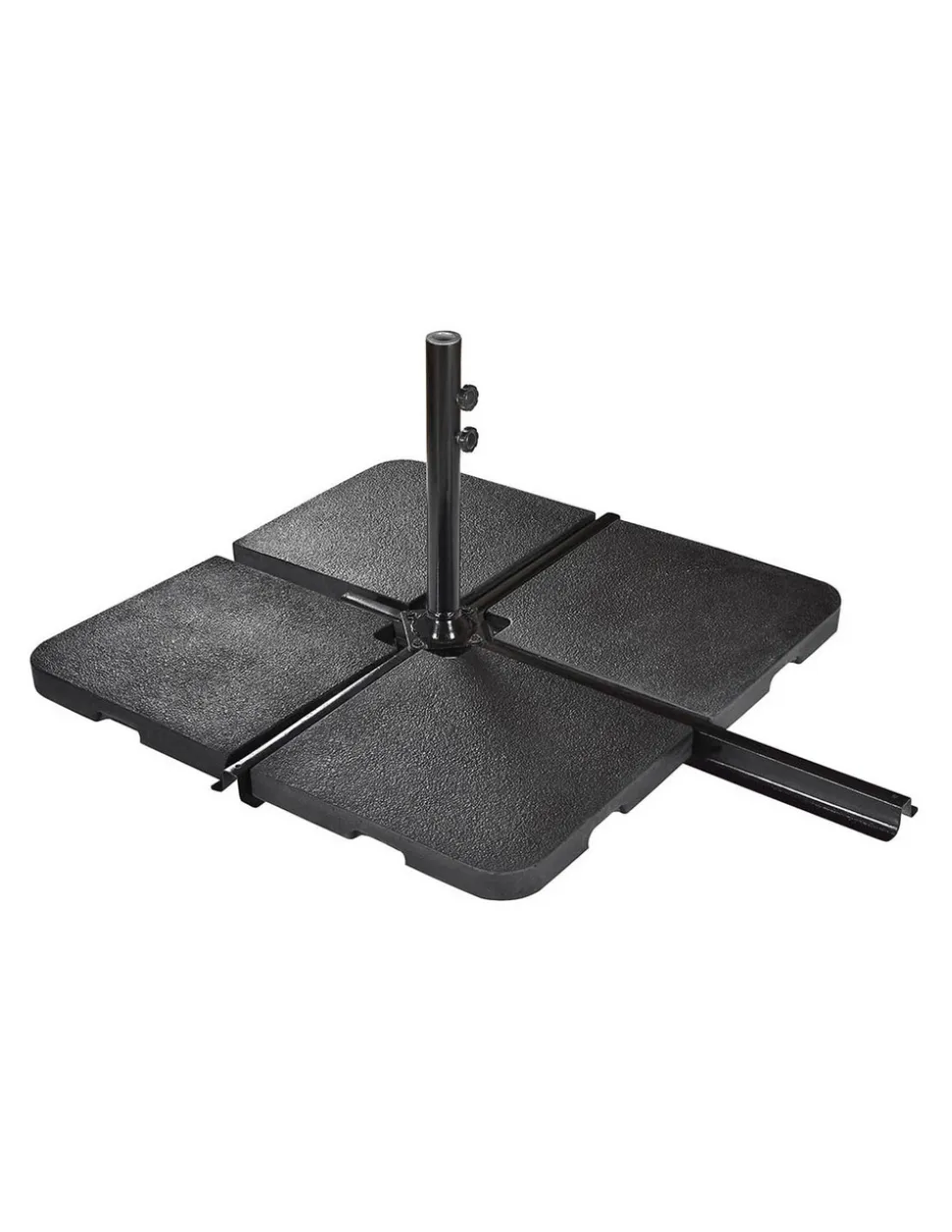 GÉNÉRIQUE - Dalle de lestage parasol ton ardoise 22kg - imagin