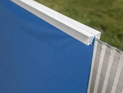 GRE - Liner seul bleu pour piscine acier ovale 6,34 x 3,99 x 1,32 m