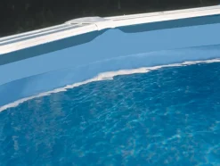 GRE - Liner seul bleu pour piscine acier ronde 3,70 x 1,32 m