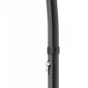 GRE POOLS - Douche solaire courbée d'extérieur en pvc noir - 22 l - robinet réglable