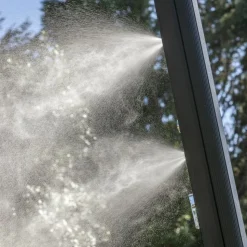 GRE POOLS - Douche solaire carrée d'extérieur en aluminium premium avec sprayers - 20x11x215 cm - 38 l