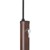 GRE POOLS - Douche solaires ronde d'extérieur en pvc aspect bois - 11x220 cm - 9 l