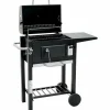 HABITAT ET JARDIN - Barbecue charbon de bois "vicomte" - 92.5 x 46 x 123 cm