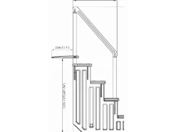 HABITAT ET JARDIN - Escalier simple pour piscine