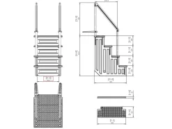 HABITAT ET JARDIN - Escalier simple pour piscine