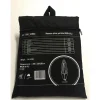 HABITAT ET JARDIN - Housse de protection pour parasol - 20 x 250 cm - noir