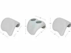HABITAT ET JARDIN - Lot de 2 appuie-têtes et 1 porte-gobelet pour spa