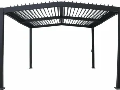 HABITAT ET JARDIN - Pergola bioclimatique toit 2 pans 