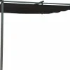 HABITAT ET JARDIN - Pergola adossée avec toit rétractable - 3 x 3 m - gris anthracite