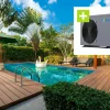 HABITAT ET JARDIN - Piscine bois rectangle " panama "- 6.20 x 4.10 x 1.45 m + pompe à chaleur - puissance 6.1 kw