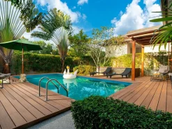 HABITAT ET JARDIN - Piscine bois rectangle 