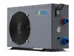 HABITAT ET JARDIN - Piscine bois rectangle "tobago"- 6.20 x 3.00 x 1.31 m + pompe à chaleur - puissance 6.1 kw