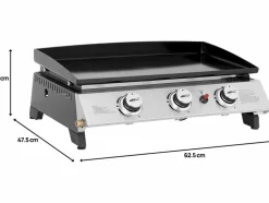HABITAT ET JARDIN - Plancha gaz 3 brûleurs 