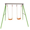 HABITAT ET JARDIN - Portique acier "polo" - 1.95m - 2 agrès
