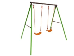 HABITAT ET JARDIN - Portique acier "polo" - 1.95m - 2 agrès