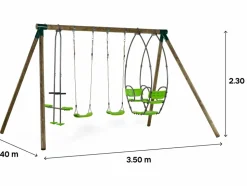 HABITAT ET JARDIN - Portique bois 