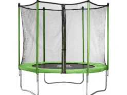 HABITAT ET JARDIN - Trampoline "yoopi 2" - ø 1.80 m - avec filet + échelle + couverture + kit d'ancrage