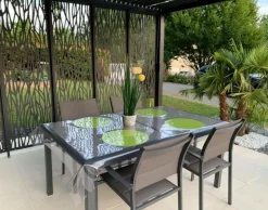 HABRITA - Habrita pergola bioclimatique 10.80m² gris anthracite - per36m30bi