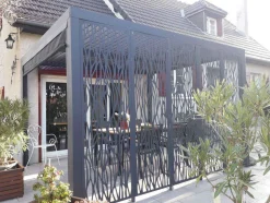 HABRITA - Habrita pergola bioclimatique 10.80m² gris anthracite - per36m30rbi