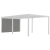 HABRITA - Habrita rideau pour pergola bioclimatique gris - per bi r36