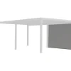 HABRITA - Habrita rideau pour pergola bioclimatique gris - per bi r31