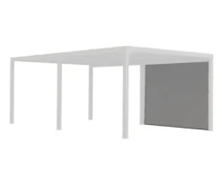 HABRITA - Habrita rideau pour pergola bioclimatique gris - per bi r31