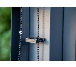 HABRITA - Habrita rideau pour pergola bioclimatique gris - per bi r31