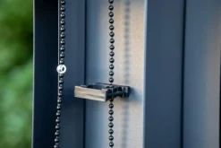 HABRITA - Habrita rideau pour pergola bioclimatique gris - per bi r31