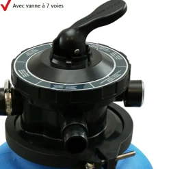 HECHT - H 302113 système de filtre à sable(avec pré-filtre) de piscine 7 m3/h 450 w capacité de sable 20kg