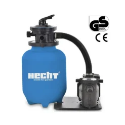 HECHT - H 302113 système de filtre à sable(avec pré-filtre) de piscine 7 m3/h 450 w capacité de sable 20kg