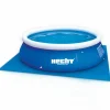 HECHT - H 016123 tapis de sol bâche de piscine robuste mesurant 309x309cm pour une plus longue durée de vie de votre piscine
