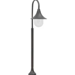 HELLOSHOP26 - Lampadaire de jardin e27 120 cm aluminium bronze marron
