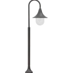 HELLOSHOP26 - Lampadaire de jardin e27 120 cm aluminium bronze marron