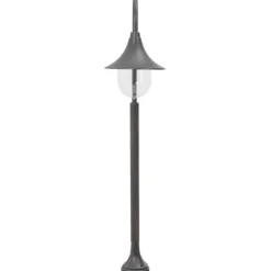 HELLOSHOP26 - Lampadaire de jardin e27 120 cm aluminium bronze marron