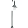 HELLOSHOP26 - Lampadaire de jardin e27 120 cm aluminium foncé vert