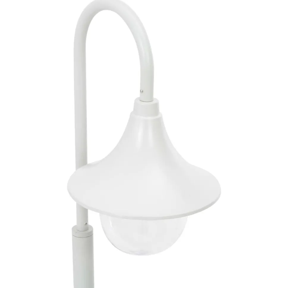 HELLOSHOP26 - Lampadaire de jardin e27 120 cm aluminium blanc
